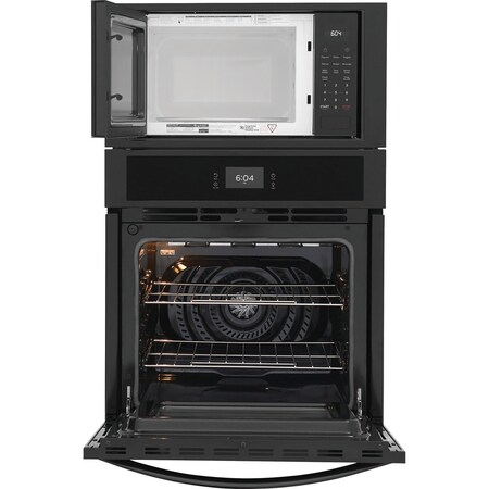 Frigidaire Frigidaire 27-in. Combination Electric Wall Oven and Microwave in Black FCWM2727AB